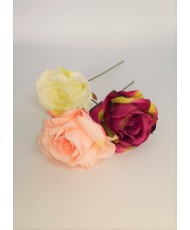 Künstliche Rose in Fuchsia *10 Stück