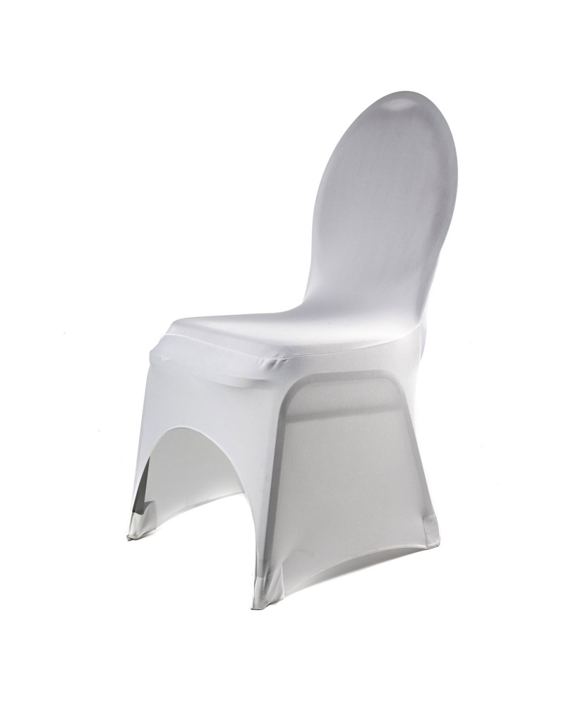 Chair cover lycra white bow