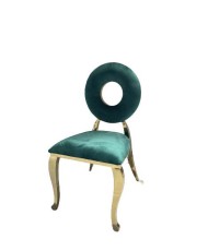 Chaise sonia velours green